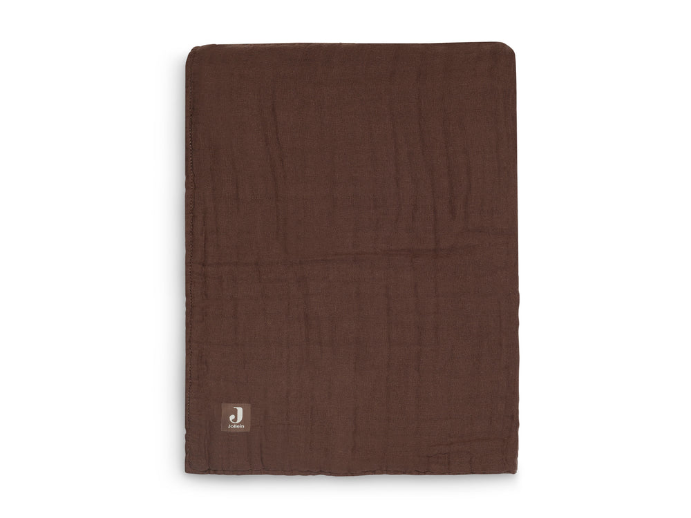 ARRIVING SOON Muslin blanket ~ chestnut