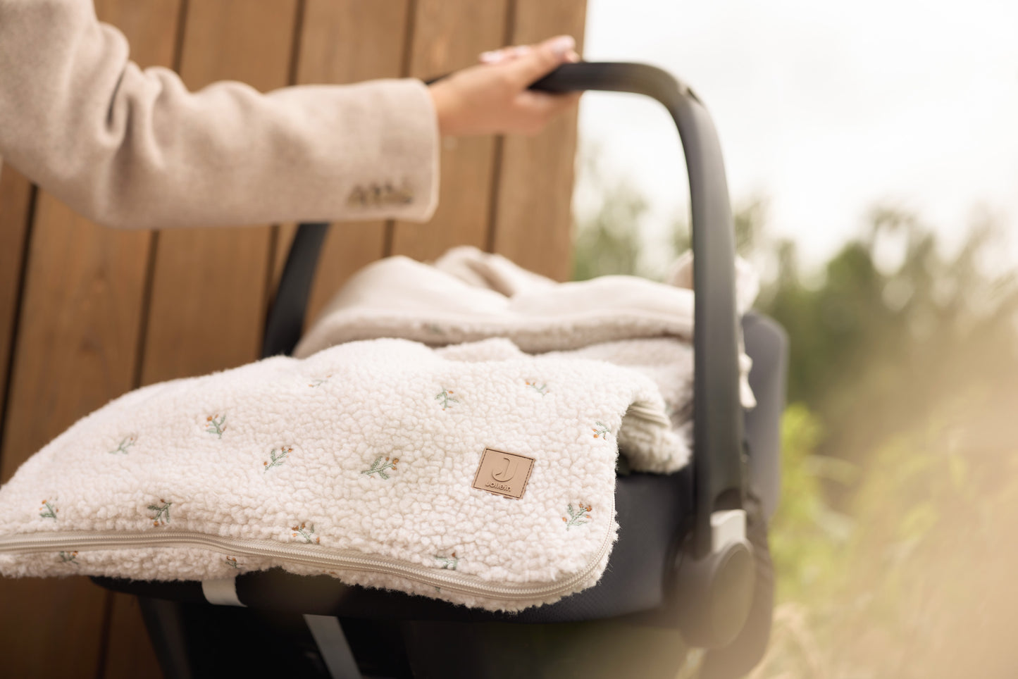 Infant carseat footmuff ~ Lovely Florals
