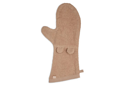 Terry washcloth mitt ~ Biscuit