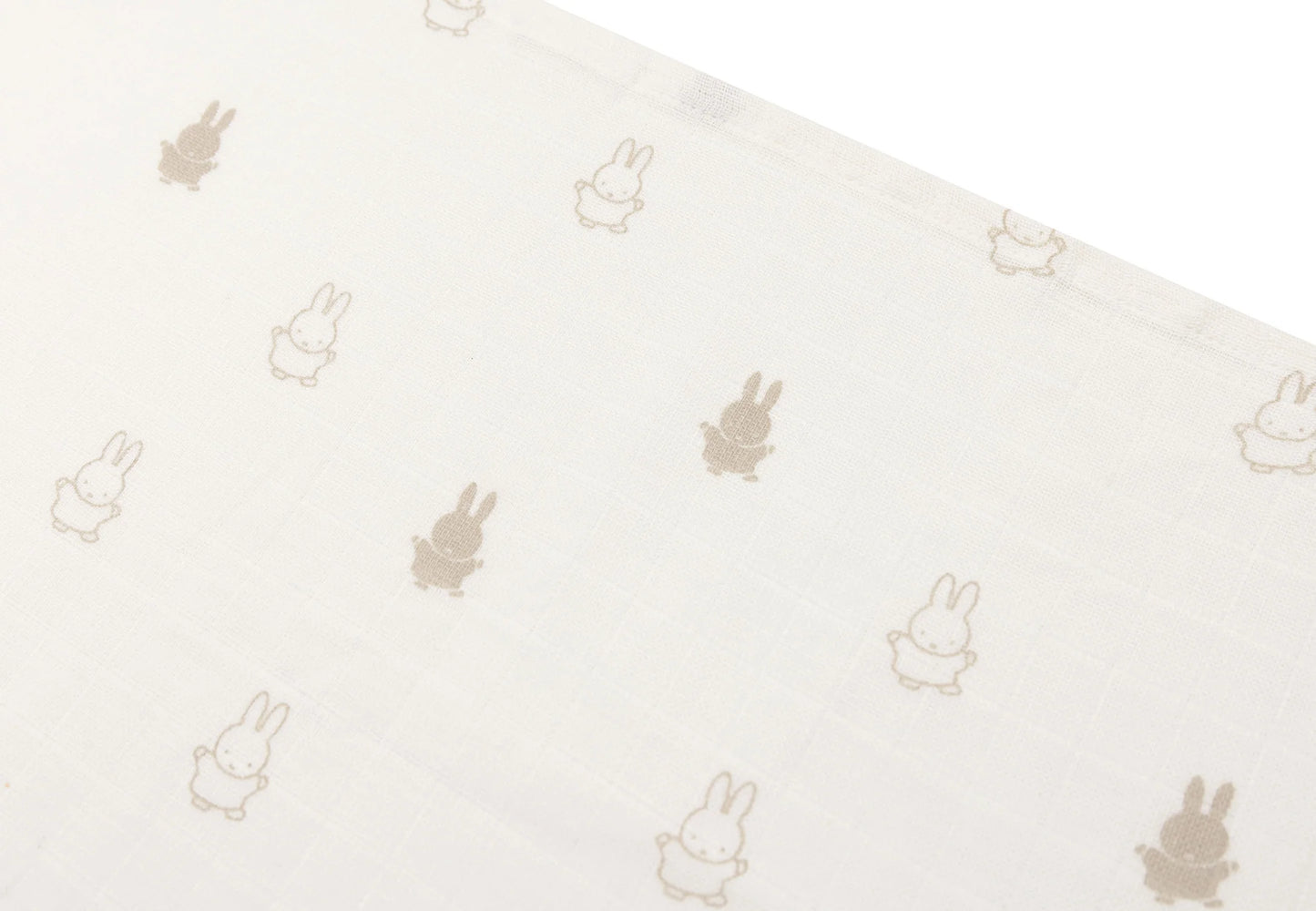 Muslin cloths 3 pack ~ Miffy Nijntje creamy white