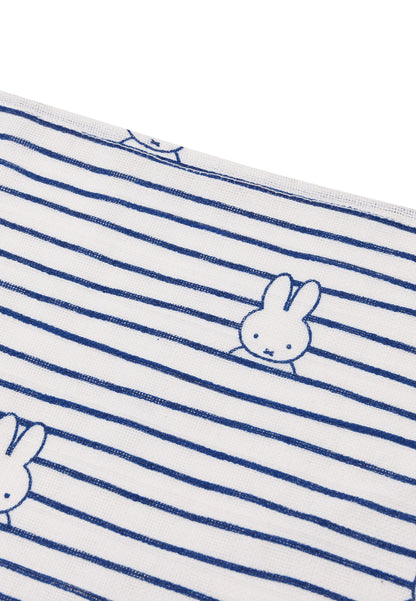 Muslin cloths 3 pack ~ Miffy Nijntje navy stripe