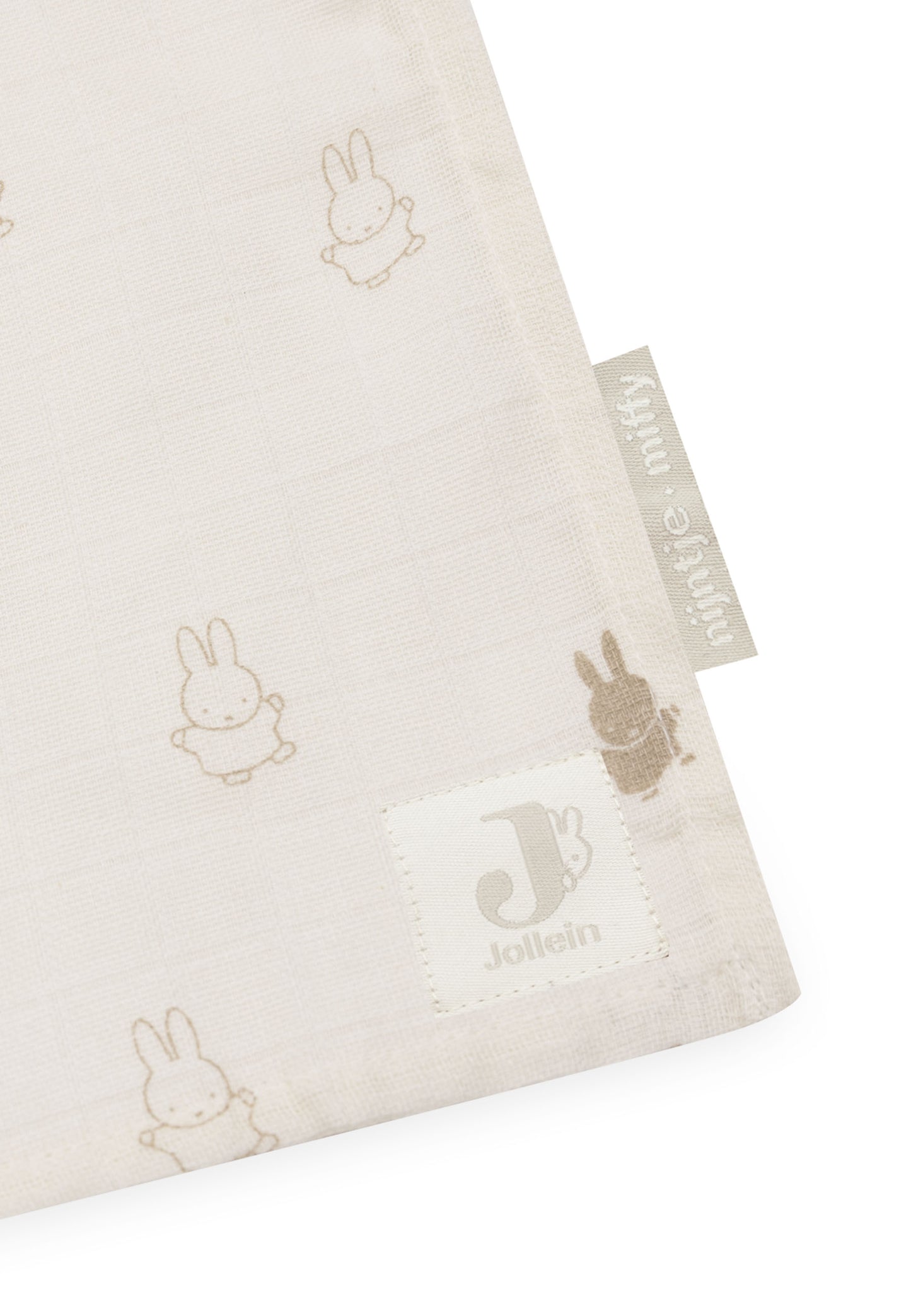 Muslin swaddles 2 pack ~ Miffy Nijntje creamy white