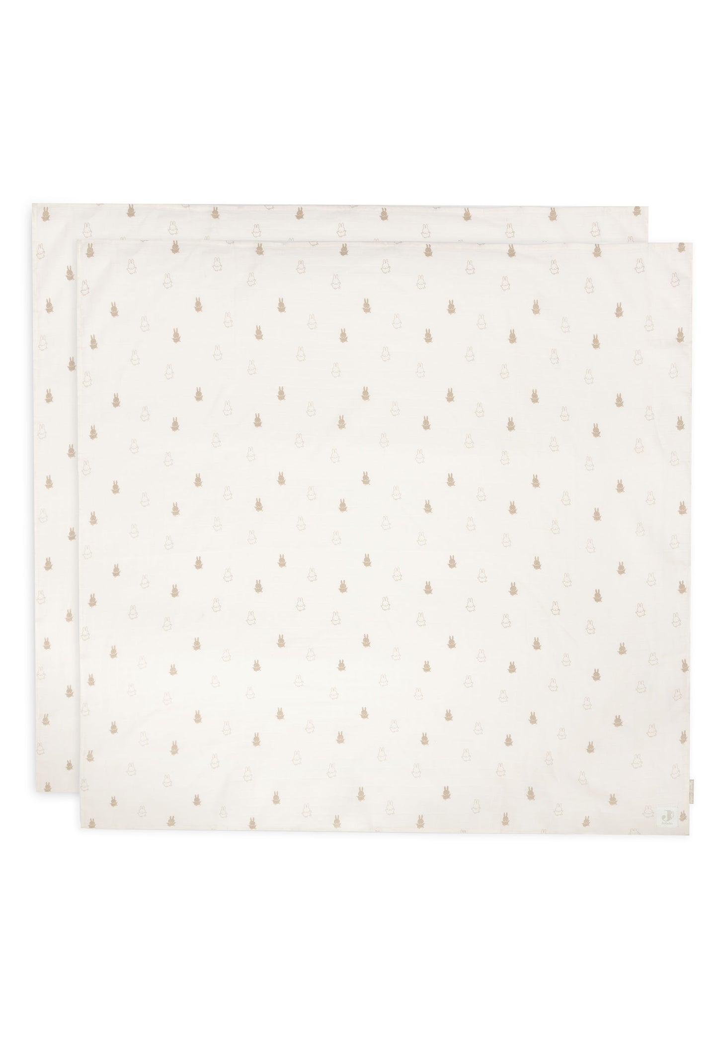 Muslin swaddles 2 pack ~ Miffy Nijntje creamy white