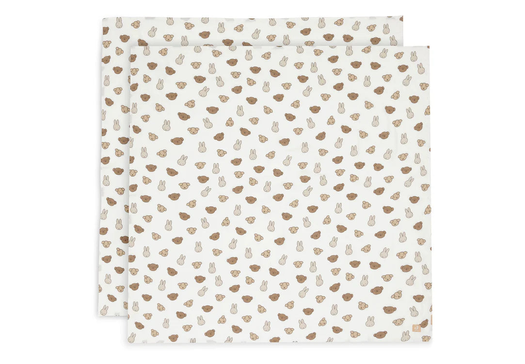 Muslin swaddles 2 pack ~ Miffy Nijntje + Friends