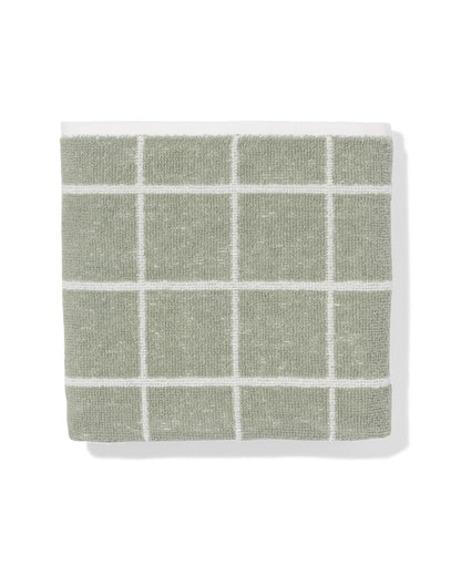 Hand towel ~ sage checker