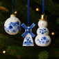 Delfts Blauw Christmas ornament ~ Windmill