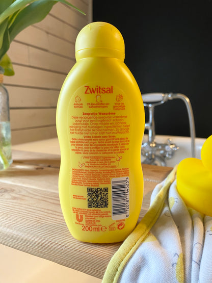 Zwitsal soap-free wash cream 200ml