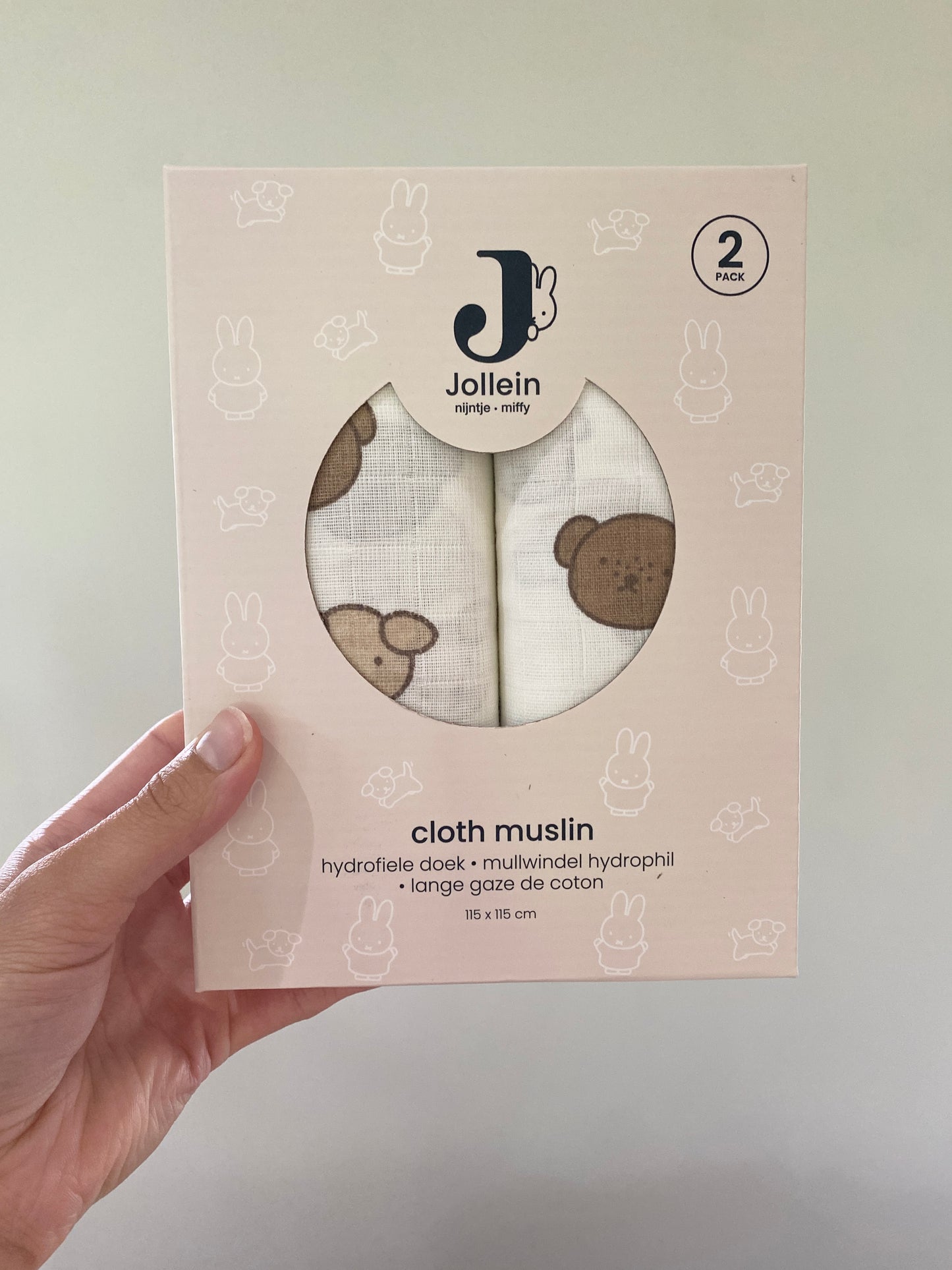 Muslin swaddles 2 pack ~ Miffy Nijntje + Friends