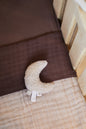 ARRIVING SOON Muslin blanket ~ chestnut