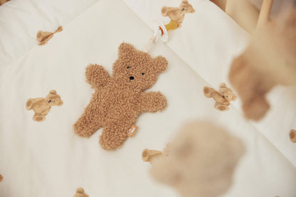 Pacifier lovey ~ Teddy Brown