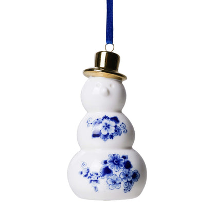 Delfts Blauw Christmas ornament ~ Snowman