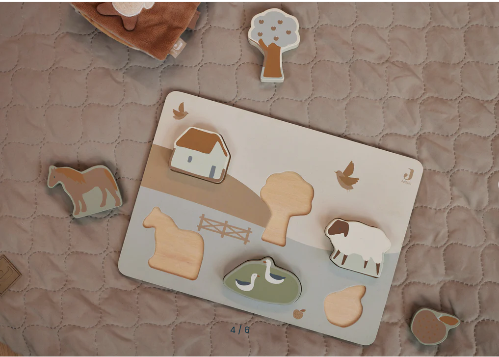 Wood farm puzzle