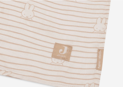 Muslin cloths 3 pack ~ Miffy Nijntje biscuit stripe